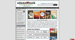 Desktop Screenshot of adamsbook.com